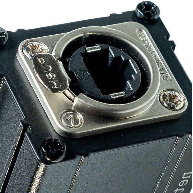 XLR 네트워크 스플리터 케이블 4 채널 3 핀 멀티 뱀 수신기 Rj45 단일 에더콘 케이블
