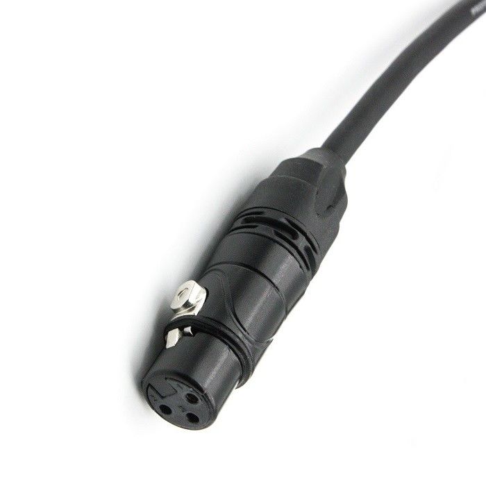 AWG 24 XLR 마이크 케이블 블랙 XLR 남성 XLR 여성 마이크 케이블 믹서