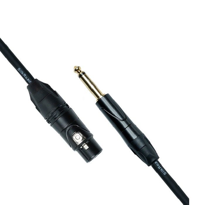 0.25 인치 XLR 마이크 케이블 블랙 마이크 케이블 남성 XLR 여성 마이크 어댑터 믹서