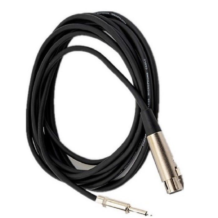 XLR에서 XLR 마이크 케이블 1/4 인치 10 피트 XLR 케이블 남성에서 여성 마이크 케이블