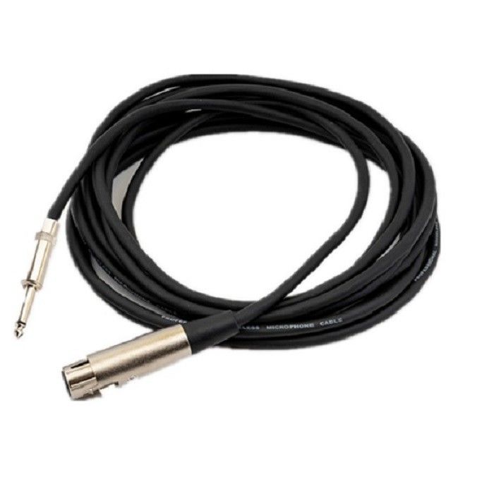 XLR에서 XLR 마이크 케이블 1/4 인치 10 피트 XLR 케이블 남성에서 여성 마이크 케이블