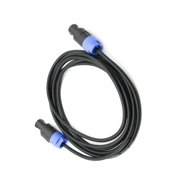 4 폴 스피커 스피커 케이블 12 AWG 순수 구리 2.5 SQ 스피커 PA 패치 케이블 DJ 와이어