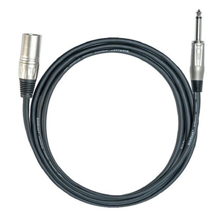Awg22 XLR 마이크 케이블 6.35mm 10 Ft XLR 케이블 XLR 1/4