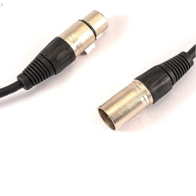 블랙 XLR 마이크 케이블 남성에서 여성 마이크 케이블 마이크 믹서용 전선