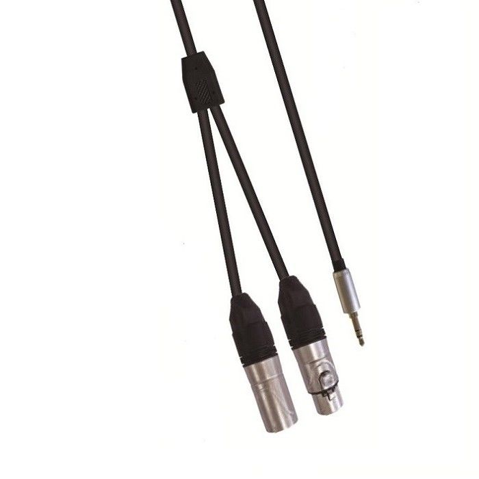 오디오 케이블 3.5mm 스테레오 XLR F XLR M Y 스피커 믹서용 스플리터 케이블