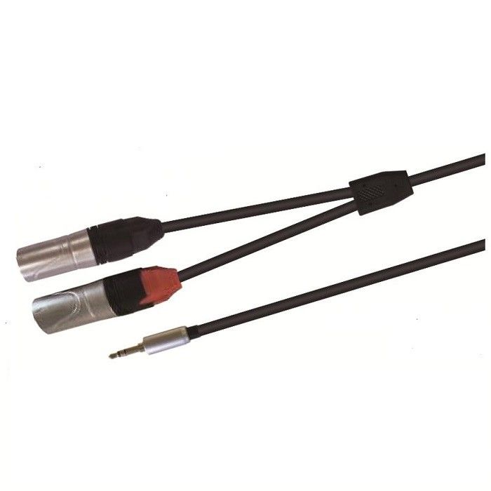0.3M 1M 2M 남성 스테레오 Y 어댑터 케이블 3.5mm 스테레오 듀얼 XLR