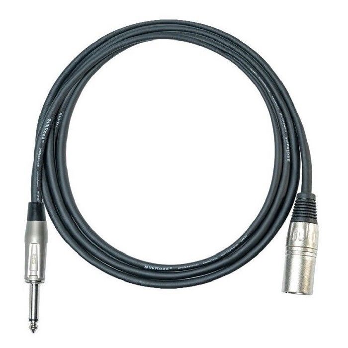 XLR 여성에서 1/4 인치 6.35mm TS 마이크 케이블 마이크 코드 블랙 XLR 케이블 10 피트