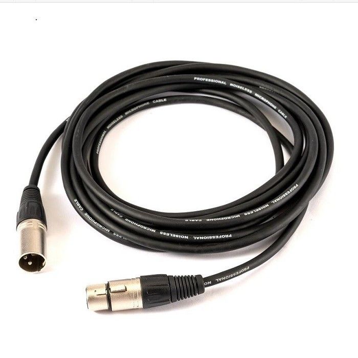 10피트 XLR 남성에서 여성 마이크 케이블 마이크 코드 믹서