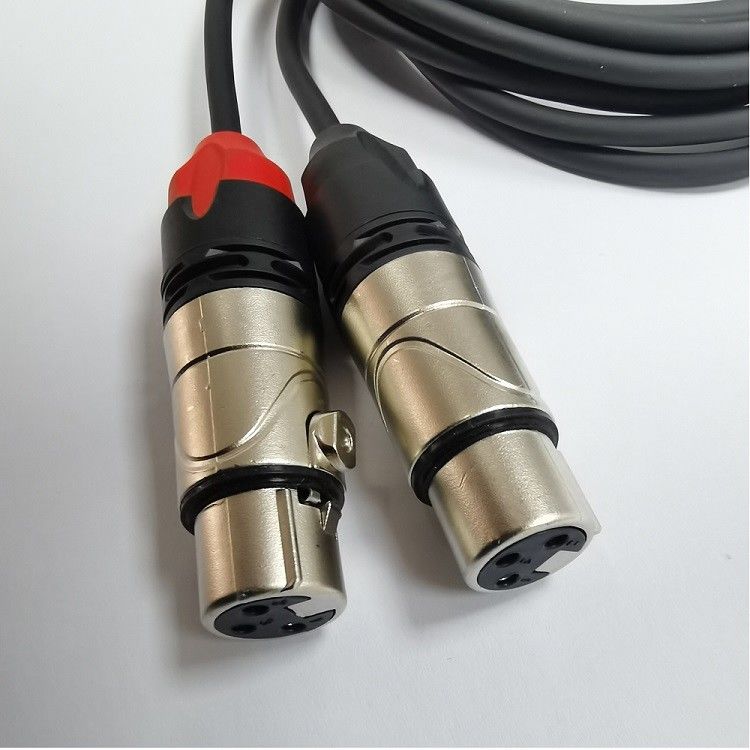 DAC C에서 듀얼 XLR 여성 오디오 케이블 Y 스플리터 내장 강력한 DAC 칩