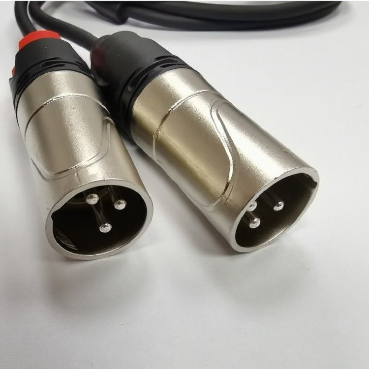 DAC C에서 듀얼 XLR 남성 오디오 케이블 Y 스플리터 강력한 DAC 칩으로 구축